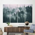 thumbnail image 3 of Mountain Landscape Wall Decor, Forest Landscape Printed, View Canvas Art, Misty Mountain Printed, Misty Forest Printed, Forest Printed Canvas, Canvas Wall Decor - Natural Framed, 3 of 9