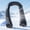 Black, variant on Portable Neck Fan, Rechargeable Wearable Fan with 5000mAh Battery, 5-Speed, 360° Surround Cooling with Ergonomic Neck Support, LED Display, Hands-Free Bladeless Design for Indoor & Outdoor Use