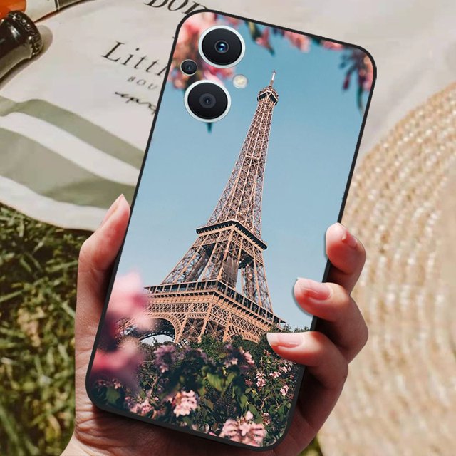 For OPPO Reno 8 Lite 5G Case Cover Reno 7 Lite Phone Bumper Silicone Soft TPU For Cover OPPO Reno7 Lite / Reno8 Lite Fundas Capa 8 For Reno8 Lite