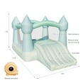 thumbnail image 3 of Bounceland Bouncy Castle Daydreamer Mist Bounce House, Pastel Bouncer with Slide, 3 of 6