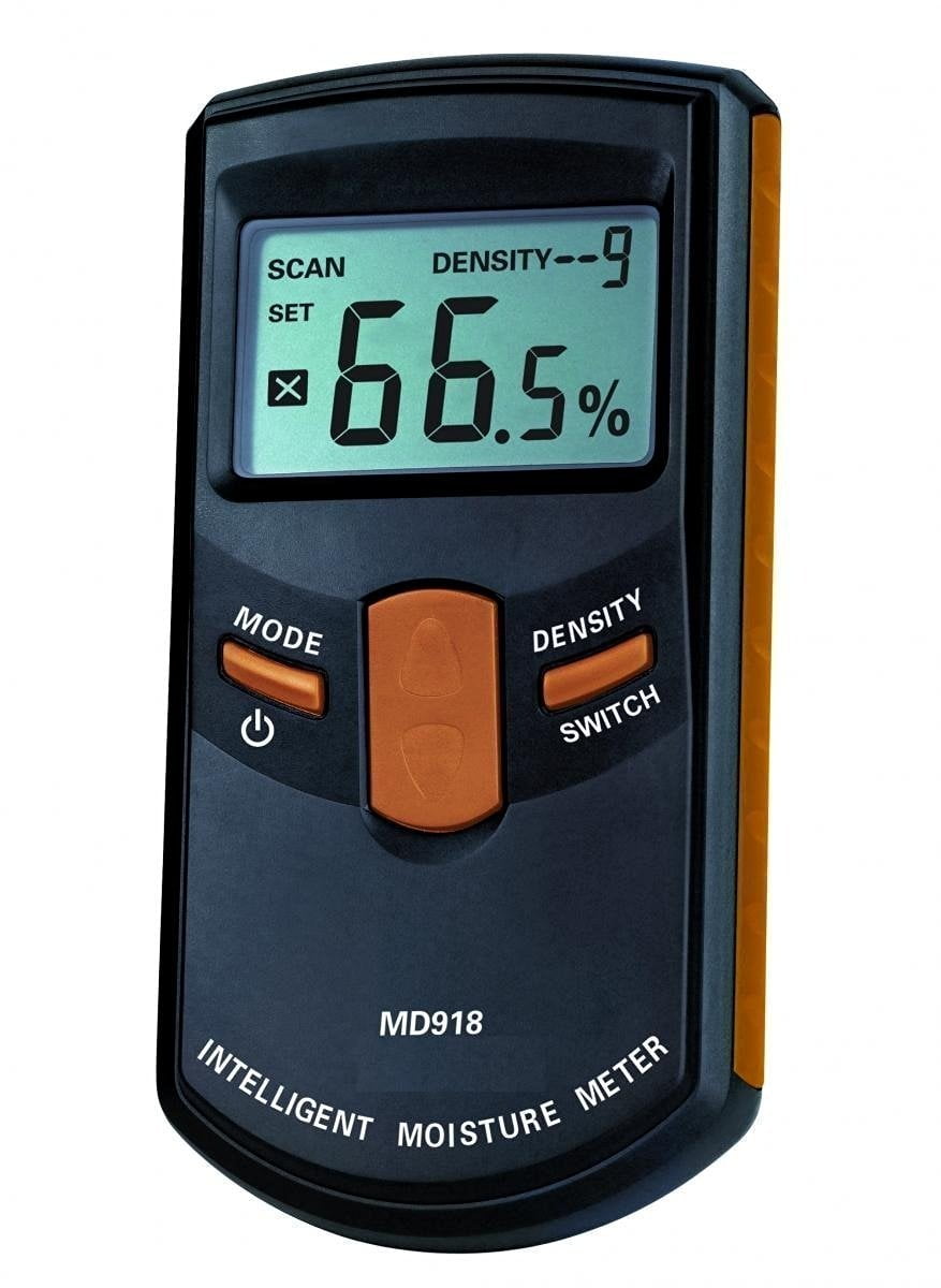 Digital Moisture Meter Non-Invasive Inductive Wood Moisture Tester Water Content 