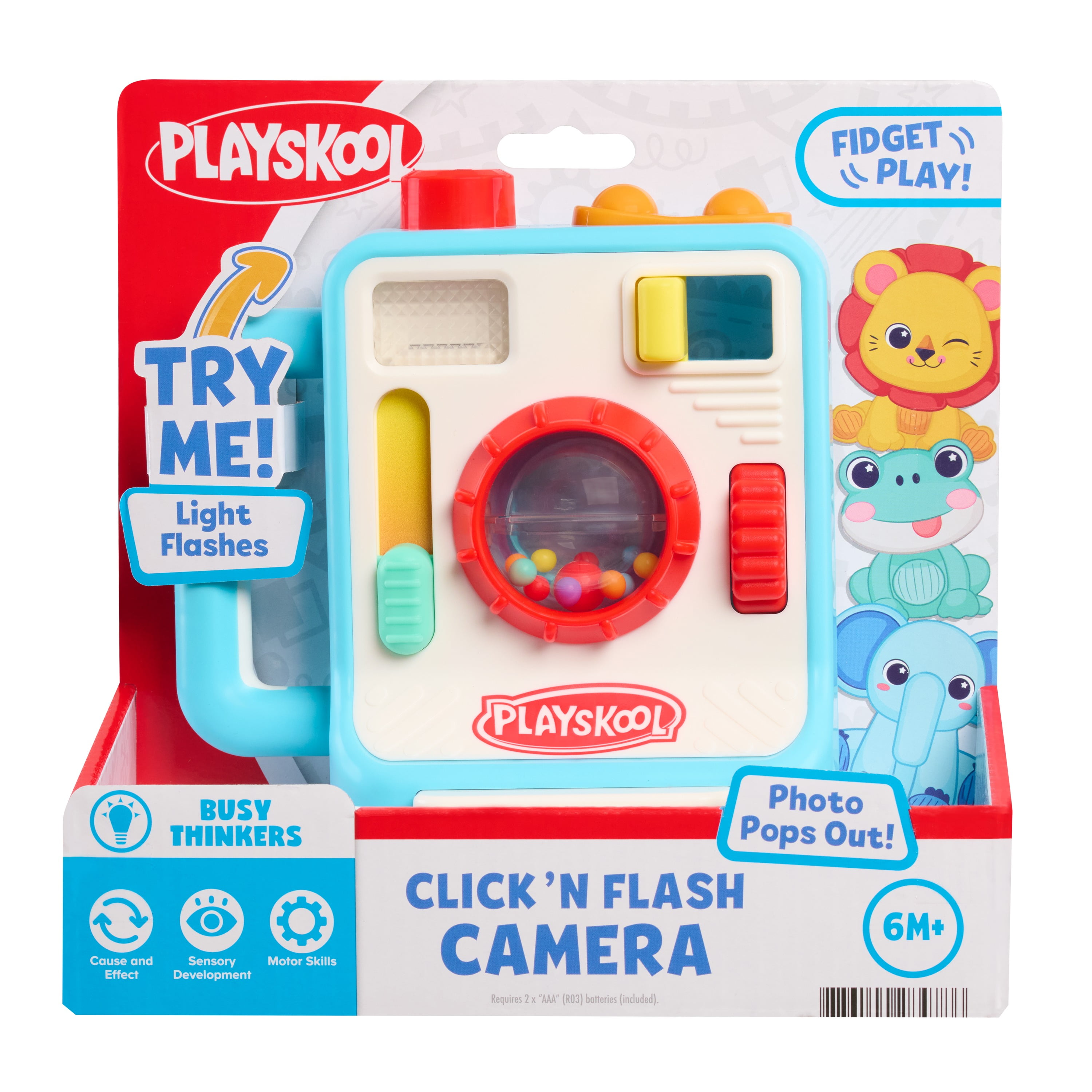 Playskool Click 'N Flash Camera - Light-Up Pretend Play Toy Camera for Toddlers