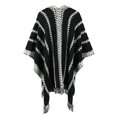 thumbnail image 2 of Aoochasliy Winter Scarfs Women's Autumn Winter Striped Color Plaid Shawl Ladies Cloak Shawl Tops, 2 of 5