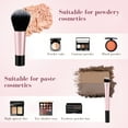 thumbnail image 3 of WRITWAA 10Pcs Travel Makeup Brush Set Black Compact Small Brushes with Storage Bag for Makeup Application, 3 of 7
