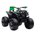 thumbnail image 2 of Aosom Kids ATV, 12V 4 Wheeler Ride on Quad Car Toy with Music, Headlights, Battery Powered Electric Vehicle for Boys and Girls, Green, 2 of 9