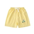 thumbnail image 2 of Tdoqot Toddler Boys Active Shorts- Summer Cotton Cute Print Soft Casual Shorts Yellow Size 4T, 2 of 5