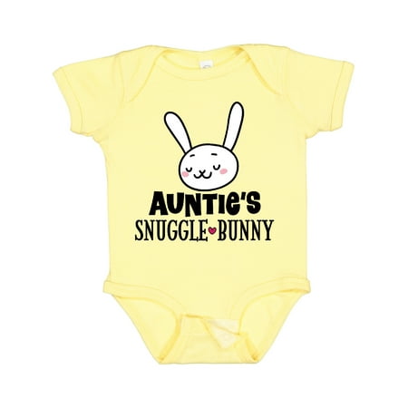 

Inktastic Auntie Snuggle Bunny Easter Outfit Gift Baby Boy or Baby Girl Bodysuit