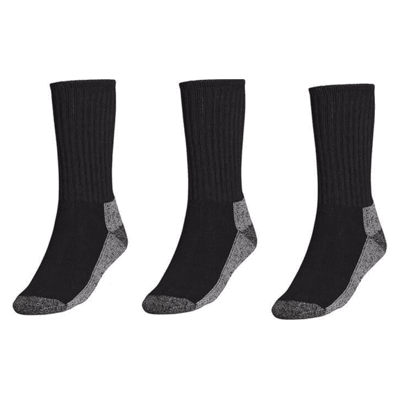 Alpine Design Men's Performance Work Socks - 3 pairs of socks-Medium