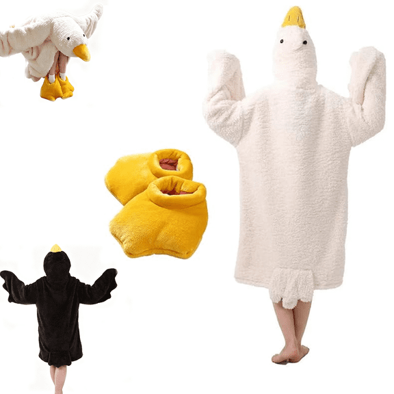 Goose Onesie, Fuzzy Onesie for Home Use