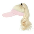 thumbnail image 1 of Chapeau Perruque pour Femmes Perruque de Baseball avec Cheveux Synthétiques Bouclés Extensions de Queue de Cheval avec Perruque de Soleil Cheveux, Extensions Ponyta D2B1, 1 of 1