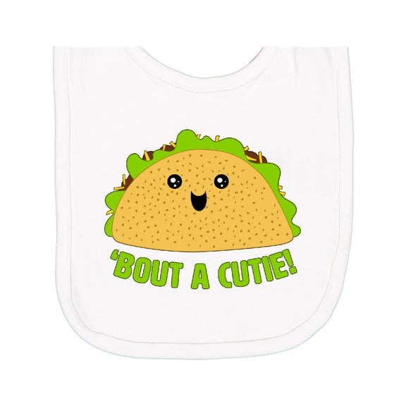 Inktastic Taco Bout a Cutie Cute Taco Pun Newborn Bib