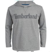 Timberland Big Boy's Barnstead Hooded Logo T-Shirt Gray Size 8