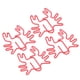 thumbnail image 3 of 100 Uds Clips de papel para niños estilo cangrejo Metal Color exquisito amplia aplicación lindos Clips de papel para oficina escuela hogar, 3 of 5