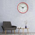 thumbnail image 4 of Reloj de pared con luz nocturna que brilla en la oscuridad para dormitorio, reloj de pared silencioso, funciona con pilas para decoración de sala de estar, 4 of 5