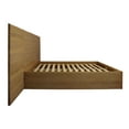 thumbnail image 6 of Sarasota Oak Wood Platform Queen Bed with Wings in a Natural Finish, 6 of 8