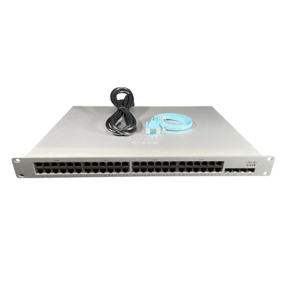 Restored Cisco Meraki MS225-48LP-HW Gigabit Ethernet PoE 4x 10G SFP UNCLAIMED (Refurbished)