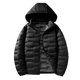 thumbnail image 1 of Fiudx Chaqueta para Hombre, Sudadera Holgada y Elegante, Abrigo de Poliéster Resistente Al Viento, Transpirable, para Exteriores, Informal (Primavera y Otoño), Ropa de Moda Masculina, Lavado a Mano c, 1 of 6