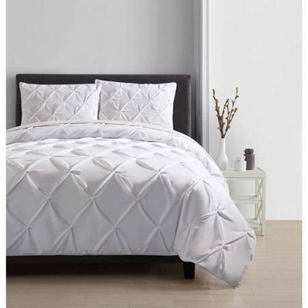 King Carmen Comforter Set White - VCNY