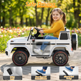 thumbnail image 5 of East doll 12V Power Ride on Toys for Toddlers, Kid Electric Car, G63 G Wagon Licensed Mercedes-Benz with Remote Controls, Aged 2-4Y,White, 5 of 7
