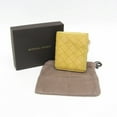 thumbnail image 2 of Pre-Owned Bottega Veneta Intrecciato Zigzag 629563 Women's Leather Wallet (tri-fold) Yellow, 2 of 14