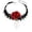 D, variant on Gothic Lace Choker Necklace for Women Vintage Goth Rose Necklace Halloween Party Charm Jewelry A 42cm