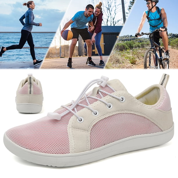 Deporte Malla Zapatos Punta Ancha Descalzos Transpirables Antideslizantes para Mujeres Y Hombres