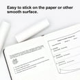 thumbnail image 3 of Poooli 110 * 30mm White Self-adhesive Thermal Paper Roll Printable Sticker Paper BPA-Free Long-Lasting 10-Years Paper for Poooli L3 Portable Thermal Printer, 3 Rolls, 3 of 8