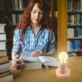thumbnail image 3 of Solid Wood Table Lamp Base E27 220V Wooden Light Holder w/Switch Line (C), 3 of 7
