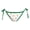 Green, variant on Reversible Triangle Halter Bikini Top,Women's 4th Of July Hot Dog Print Summer Swimsuit 2-in-1 Bathing Suit for Pool Beach Swimwear,XS-XL