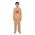 thumbnail image 4 of Gingerbread Soft Family Christmas Pajamas, Cute Matching Holiday Pajamas With Gingerbread, 2 Pieces, 4 of 7