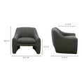 thumbnail image 3 of Moe's Home Collection Kenzie Accent chair Fabric gray, 3 of 8