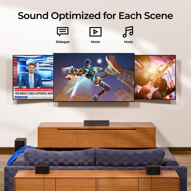 Ultimea Poseidon M4T 5.1 Dolby Atmos Sound Bar photo 4