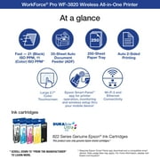 Epson WorkForce Pro WF-3820 Wireless All-in-One Color Inkjet Printer