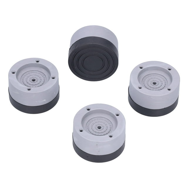 Henmomu Washing Machine Support,4Pcs Anti Vibration Rubber Foot Pad Universal Washing Machine Support Reduce Noise 4cm Gray,Washing Machine Support Pad