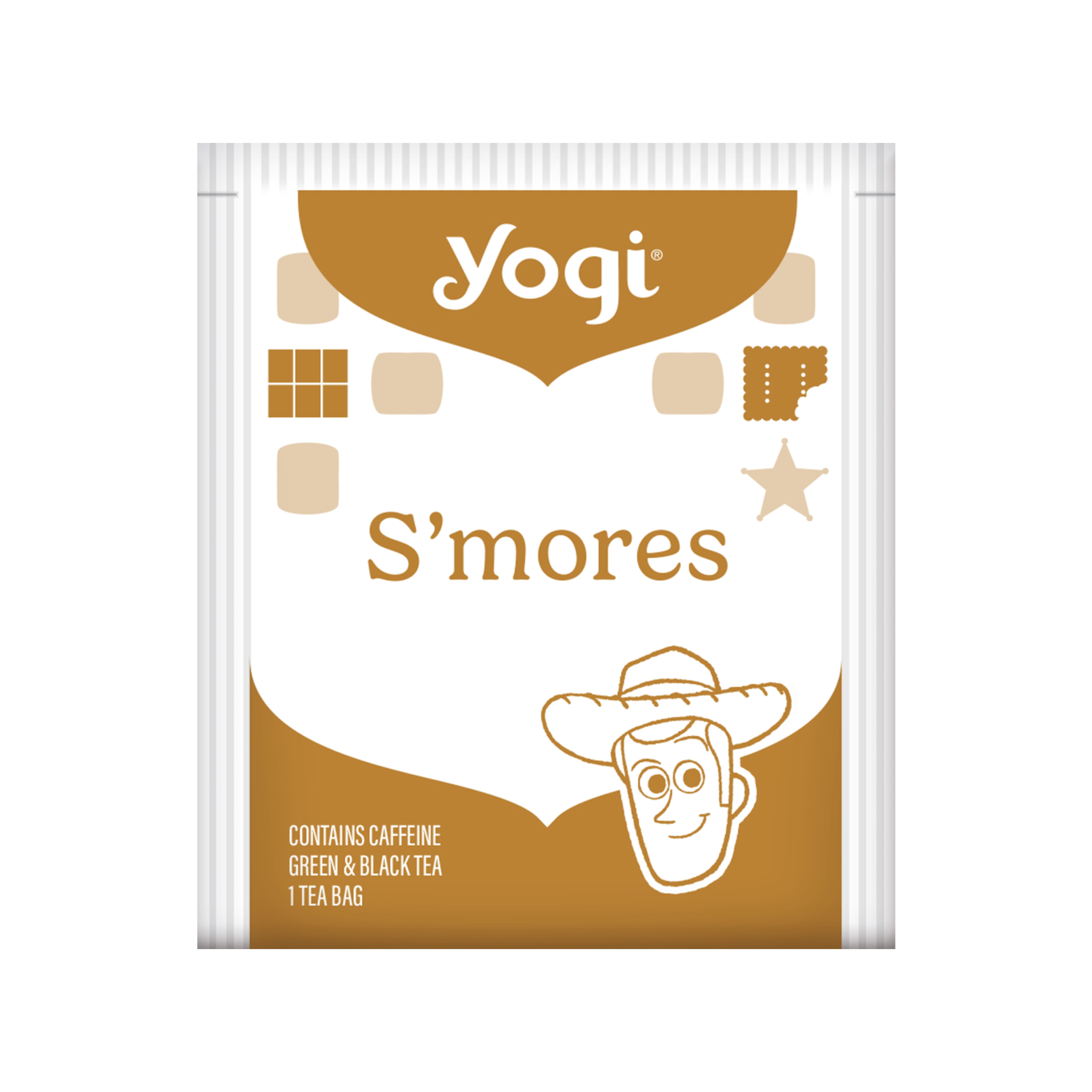 Yogi Tea S'mores, Organic Green and Black Tea Bags, 16 Count