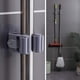 thumbnail image 1 of Wabjtam Soporte para Secador de Pelo Soporte para Escoba de Pared Autoadhesivo Montado en la Pared 8 Piezas Sin Perforaciones Clips para Escoba para Cocina Baño Jardín (Gris), 1 of 2