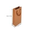 thumbnail image 2 of OUNONA 24 Pcs Sac en Papier Kraft à Double Récipient Sac d'Emballage Brun pour Rangement et Protection des Boissons, 2 of 8
