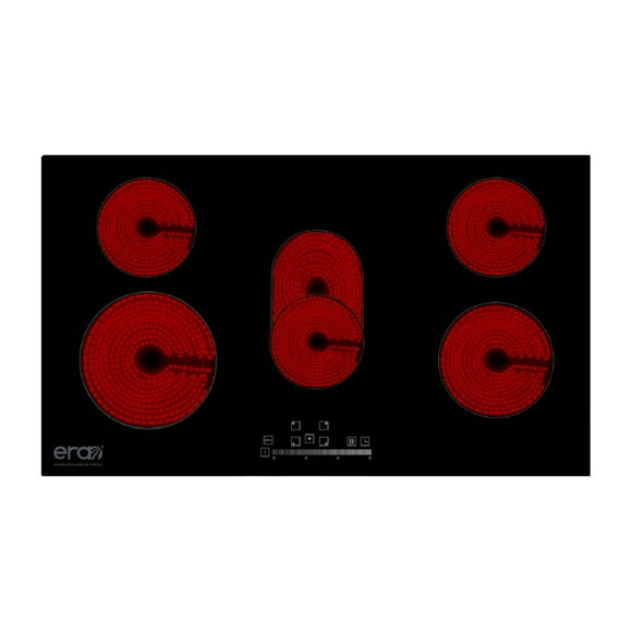 Parrilla Eléctrica Era 5 Quemadores Vitrocerámica 77 cm 110v
