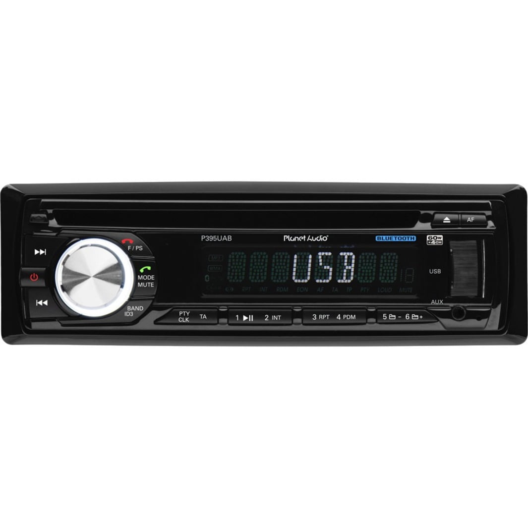 Audio P395UAB Car CD/MP3 Player, Single DIN, Black