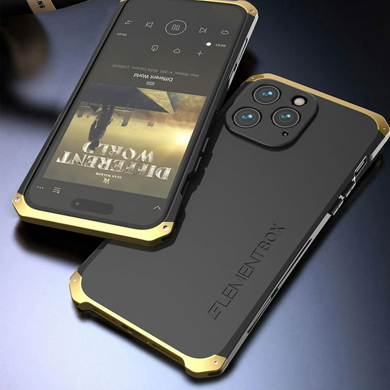For iPhone 14 Pro Max Stainless steel Metal Magnetic Phone Case For iPhone  11 12 13 Pro Max 14 Plus Shockproof back cover Funda