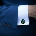 thumbnail image 3 of Turtle Men's Stainless Steel Shirt Cufflink Set - Suitable for Formal Attire - for Weddings and Business Meetings, 3 of 6