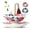 Red, variant on Umbrella Shape Ceramic Tea Strainer - Chinese Blue & White Porcelain Loose Leaf Tea Filter with Matching Base, Traditional Oriental Kung Fu Tea Infuser for Tea Brewing