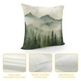 thumbnail image 4 of RUIYC  Forest Throw Pillow Cushion Case, Watercolor Painting of Nature Landscape Forest Tree Mountains Pine Trees, Modern Accent Square Covers for Bedoom Living Room Sofa, 4 of 5