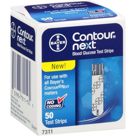 test glucose walmart blood Contour 50 Ct Glucose Blood Strips, Bayer Next Test