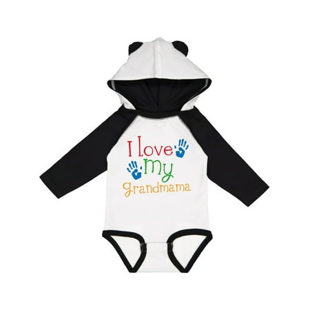 

Inktastic I Love My Grandmama Cute Grandchild Gift Baby Boy or Baby Girl Long Sleeve Bodysuit