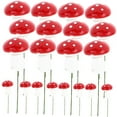 thumbnail image 4 of LEORX Red Mushroom Cupcake Toppers for Theme Baby Shower Decorations 20pcs Foams, 4 of 8