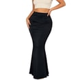 thumbnail image 2 of Ruched Maxi Bodycon Skirts for Women High Waisted Slimming Dressy Casual Long Skirt Going out Outfit, 2 of 8