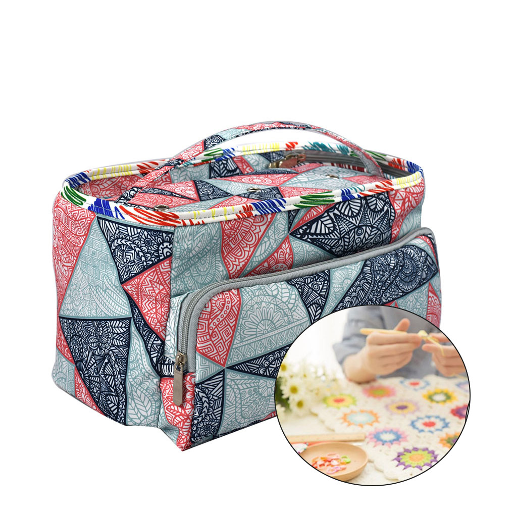 crochet organizer bag