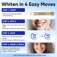 thumbnail image 4 of MySmile Premium Gold 35%CP Teeth Whitening Pen for Sensitive Teeth, Enamel Safe, 4pcs 2ml Carbamide Peroxide Teeth Whitening Gel Refills, Removes Years of Coffee, Tea, Wine, Tooth Stains, 4 of 10