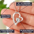 thumbnail image 6 of Leander I am the Dad who will love and protect you with all that I have Necklace for Daughter from Dad u2013 Meaningful Gift for Birthday, Graduation, or Special Occasions, 6 of 6